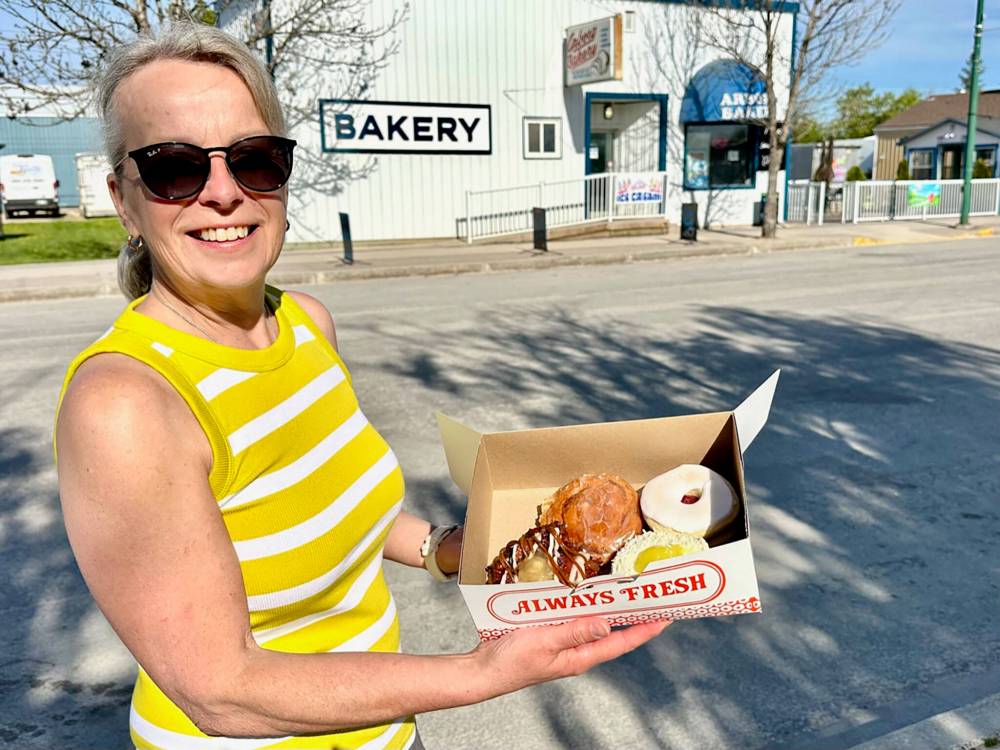 So sweet: Arborg Bakery. And Margie too.