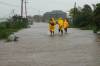 Matias Delacroix / The Associated Press
                                People walk along a road during the passing of Hurricane Melissa in Rocky Point, Jamaica, Tuesday.