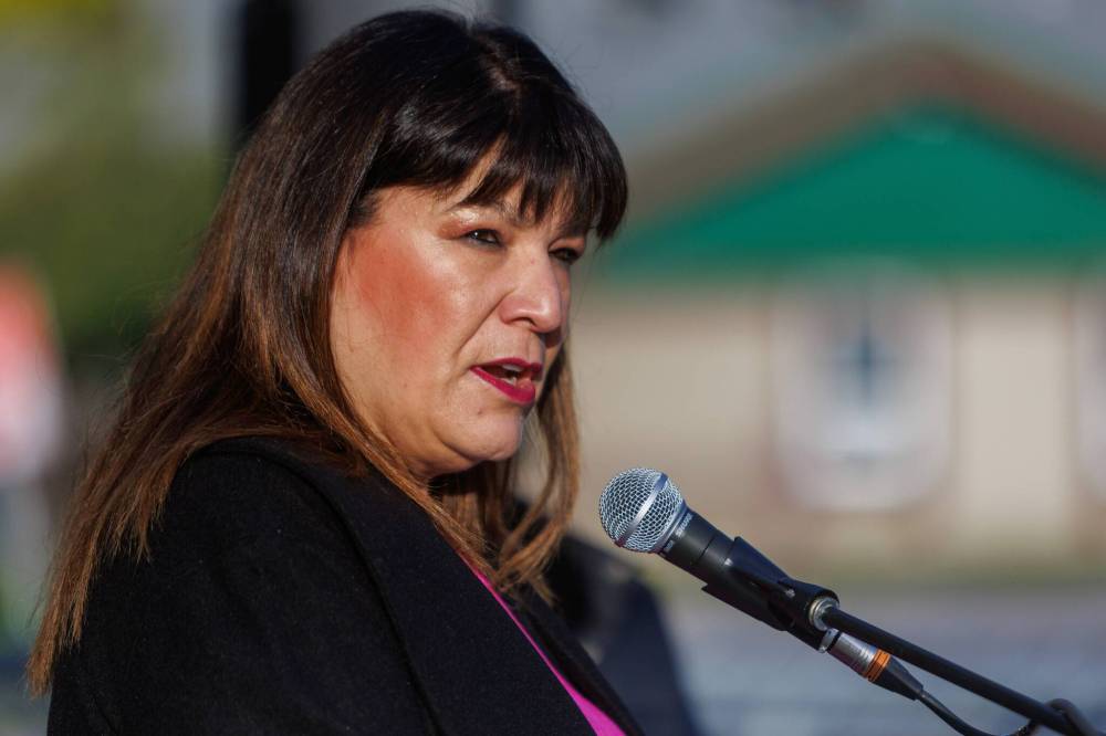 MIKE DEAL / FREE PRESS FILES
Addictions Minister Bernadette Smith said the centre at 190 Disraeli Fwy. would be running Saturday if the legislation had passed in time.