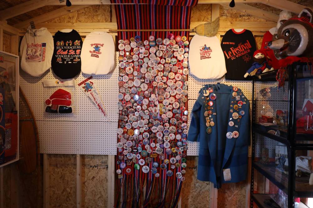 SUPPLIED
                                The 2025 display of Festival du Voyageur memorabilia was the start of L’shed à Léo.