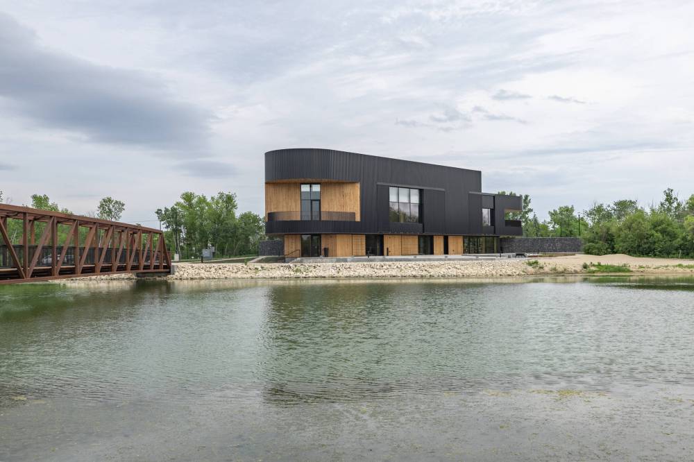 Anthony Urso photo
                                The 18,000-square-foot Buffalo Crossing facility at FortWhyte Alive features mass timber and reclaimed materials and was recognized by the prestigious Holcim Foundation Awards for sustainable construction.