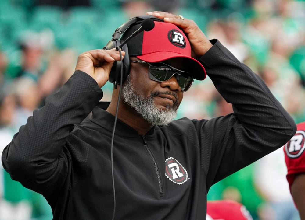 HEYWOOD YU / THE CANADIAN PRESS FILES
                                The Ottawa Redblacks fired head coach Bob Dyce last week and not general manager Shawn Burke who has been with the franchise longer.