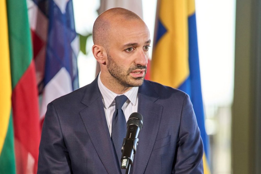 FILE - France's Foreign Minister Jean-Noël Barrot attends a press conference on the island of Bornholm, Denmark, April 29, 2025. (Thomas Traasdahl/Ritzau Scanpix via AP, File)