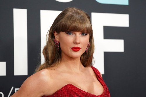 FILE - Taylor Swift arrives at the 67th annual Grammy Awards on Sunday, Feb. 2, 2025, in Los Angeles. (Photo by Jordan Strauss/Invision/AP, File)