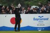 Xander Schauﬀele, of the U.S., tees off on the 15th hole during the third round of the Baycurrent Classic golf tournament at the Yokohama Country Club in Yokohama, near Tokyo, Saturday, Oct. 11, 2025. (AP Photo/Hiro Komae)