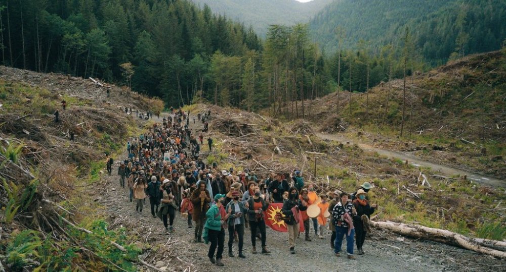 A scene from the documentary film