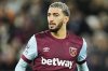 West Ham United's Said Benrahma into position during an English Premier League soccer match against Brighton and Hove Albion at The London Stadium in London, Tuesday, Jan. 2, 2024. (AP Photo/Dave Shopland, File)