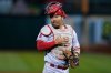 FILE - Los Angeles Angels catcher Kurt Suzuki gestures during the first inning of a baseball game against the Oakland Athletics in Oakland, Calif., Oct. 4, 2022. (AP Photo/Godofredo A. Vásquez, File)