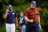 Europe's Sepp Straka celebrates after a putt on the 15th hole during the Ryder Cup golf tournament at Bethpage Black golf course, Saturday, Sept. 27, 2025, in Farmingdale, N.Y. (AP Photo/Robert Bukaty, File)