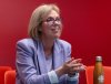 Marie-Philippe Bouchard, CEO of CBC/Radio-Canada, is interviewed in their offices in Montreal on Wednesday, Jan. 29, 2025. THE CANADIAN PRESS/Christinne Muschi