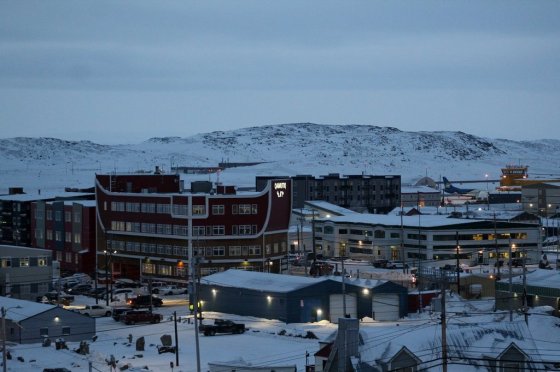 Downtown Iqaluit, Nunavut. (Emma Tranter / The Canadian Press files)