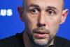 CF Montreal interim head coach Marco Donadel  speaks to the media following an MLS soccer game against Charlotte FC in Montreal, Saturday, April 12, 2025. THE CANADIAN PRESS/Graham Hughes