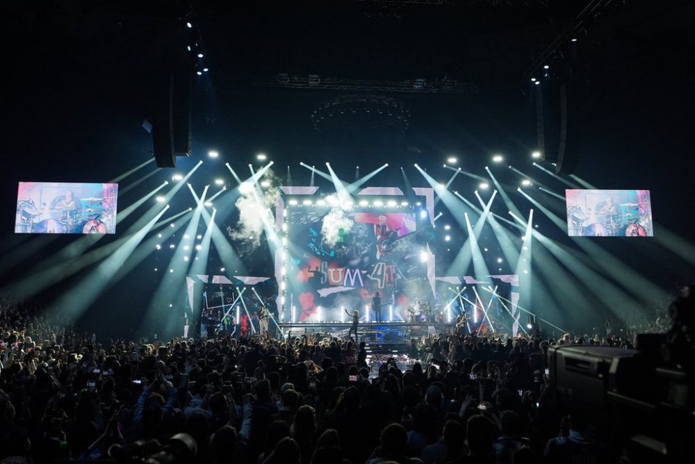 Sum 41 performs during the Juno Awards in Vancouver, B.C., Sunday, March 30, 2025. The music industry is calling on government to take steps against unauthorized use of music by AI systems. THE CANADIAN PRESS/Ethan Cairns