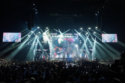 Sum 41 performs during the Juno Awards in Vancouver, B.C., Sunday, March 30, 2025. The music industry is calling on government to take steps against unauthorized use of music by AI systems. THE CANADIAN PRESS/Ethan Cairns