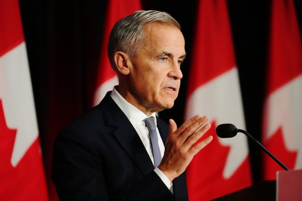 Prime Minister Mark Carney delivers a speech in advance of the 2025 budget at the University of Ottawa on Wednesday, Oct. 22, 2025. THE CANADIAN PRESS/Sean Kilpatrick