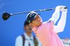 Max Greyserman of the U.S. tees off on the 10th hole during the second round of the Baycurrent Classic golf tournament at the Yokohama Country Club in Yokohama, near Tokyo, Friday, Oct. 10, 2025. (AP Photo/Hiro Komae)