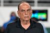 FILE - Zambia's head coach Avram Grant concentrates prior the start of the African Cup of Nations Group F soccer match between DR Congo and Zambia in San Pedro, Ivory Coast, Wednesday, Jan. 17, 2024. (AP Photo/Themba Hadebe, file)