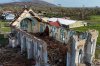 The church of Lacovia Tombstone, Jamaica, sits damaged in the aftermath of Hurricane Melissa, Wednesday, Oct. 29, 2025. (AP Photo/Matias Delacroix)