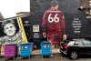 A general view of the Trent Alexander-Arnold mural near Anfield, Liverpool, England, Tuesday, Nov. 4, 2025. (Peter Byrne/PA via AP)