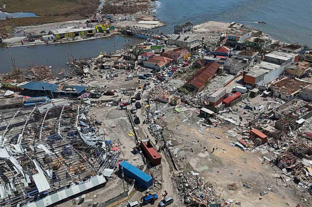 A view of Black River, Jamaica, Thursday, Oct. 30, 2025, in the aftermath of Hurricane Melissa. (AP Photo/Matias Delacroix)