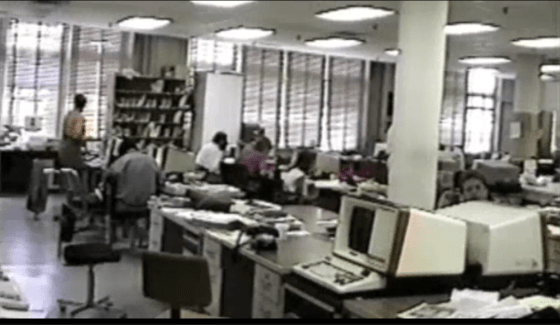A video still of the former Free Press office on Carlton Street. (Ken Gigliotti / Free Press)