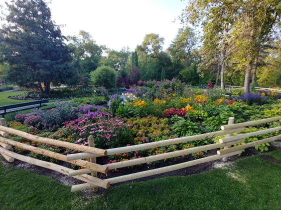 Kildonan Park's flower bed in the north garden. (Alyssa Rempel photo)