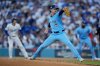 Toronto Blue Jays pitcher Shane Bieber throws against the Los Angeles Dodgers during the first inning in Game 4 of baseball's World Series, Tuesday, Oct. 28, 2025, in Los Angeles. (AP Photo/Brynn Anderson)