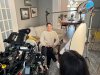 Northern Super League co-founder Diana Matheson is seen in this undated handout photo, getting ready for an interview for 