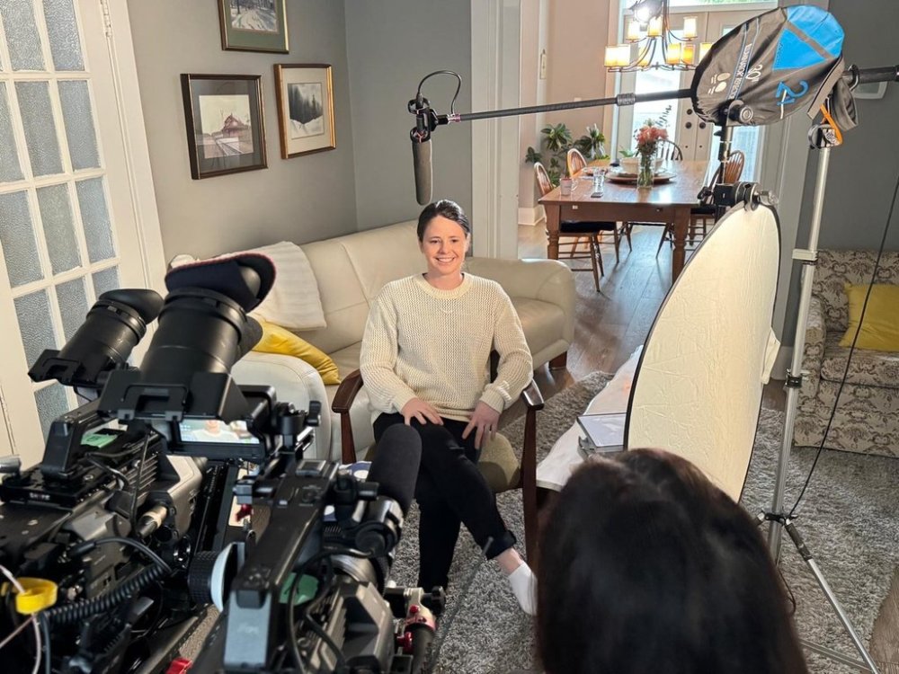 Northern Super League co-founder Diana Matheson is seen in this undated handout photo, getting ready for an interview for