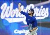 Toronto Blue Jays pitcher Kevin Gausman stretches out his arm during practice ahead of game 6 of the World Series against the Los Angeles Dodgers in Toronto on Thursday, Oct. 30, 2025. THE CANADIAN PRESS/Nathan Denette