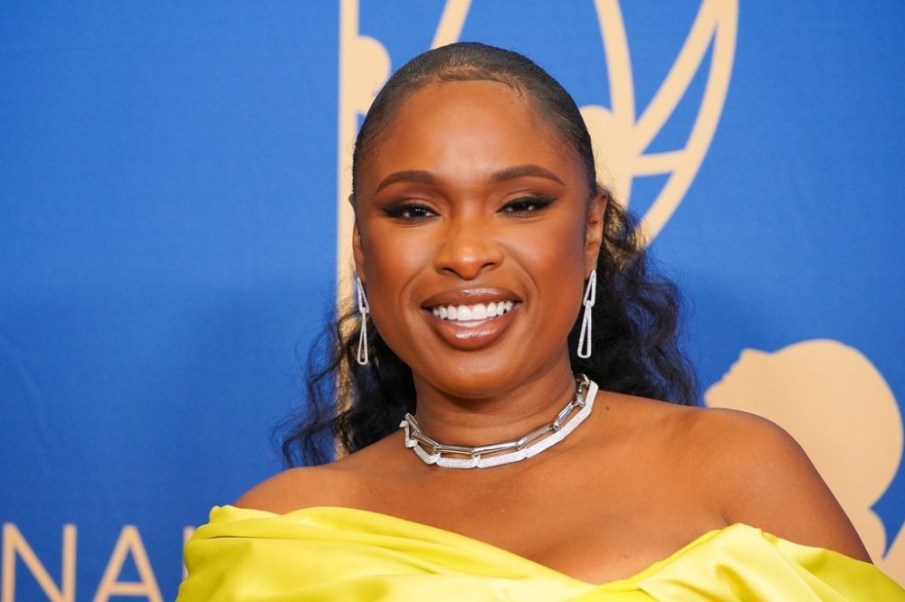 Jennifer Hudson arrives at the 52nd annual Daytime Emmy Awards on Friday, Oct. 17, 2025, at Pasadena Civic Auditorium in Pasadena, Calif. (Photo by Jordan Strauss/Invision/AP)