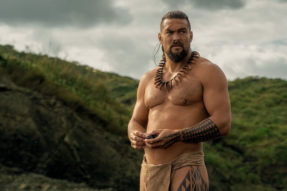 This image released by Apple TV+ shows Jason Momoa in a scene from