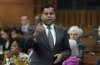 Minister of Public Safety Gary Anandasangaree rises during question period in Ottawa on Thursday, Oct. 2, 2025. THE CANADIAN PRESS/Adrian Wyld