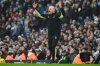 FILE -Everton's head coach Sean Dyche gestures during the English Premier League soccer match between Manchester City and Everton at the Etihad stadium in Manchester, Dec. 26, 2024. (AP Photo/Rui Vieira, File)