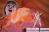 Taylor Swift performs during the Eras Tour concert, in Vancouver, B.C., Friday, Dec. 6, 2024. THE CANADIAN PRESS/Darryl Dyck