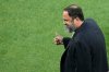 FILE -Olympiacos president Evangelos Marinakis is on the field before the Conference League Final soccer match between Olympiacos FC and ACF Fiorentina at OPAP Arena in Athens, Greece, Wednesday, May 29, 2024. (AP Photo/Petros Karadjias, File)