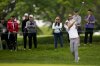Canadian Myles Creighton makes a shot from the rough on the sixteenth hole during the second round of the Canadian Open in Toronto on Friday, June 9, 2023. THE CANADIAN PRESS/Andrew Lahodynskyj
