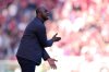 Genoa's head coach Patrick Vieira gestures during the Serie A soccer match between Torino FC and Genoa in Turin, Italy, Sunday, Oct. 26, 2025. (Fabio Ferrari/LaPresse via AP)