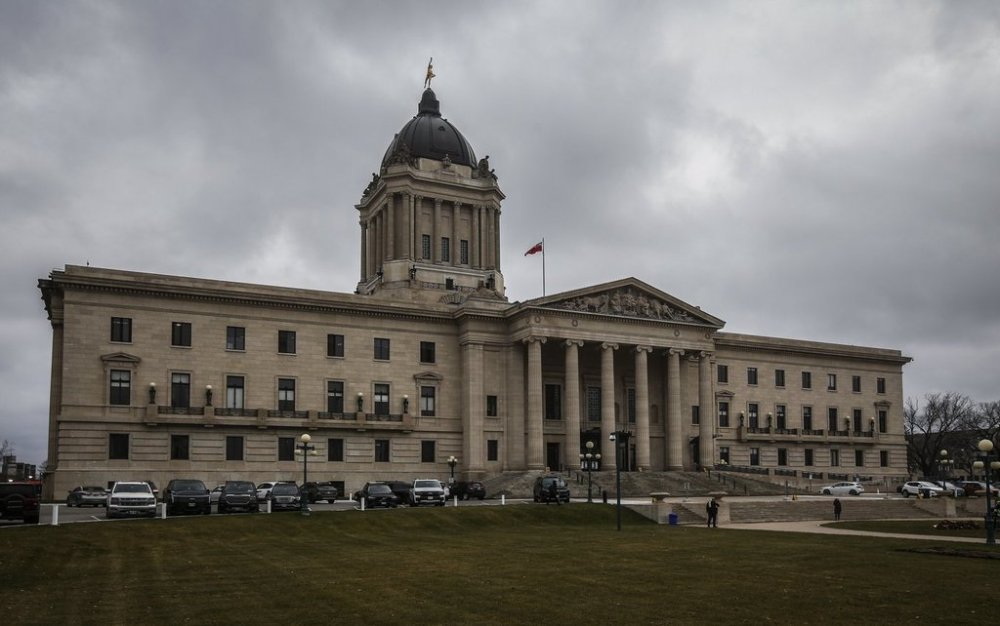The exterior of the Manitoba Legislature is seen in Winnipeg, Wednesday, Nov. 6, 2024. THE CANADIAN PRESS/John Woods