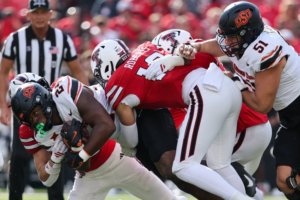 Texas Tech LB who wanted to be a QB and BYU freshman QB wearing No. 47 face off in top-10 matchup
