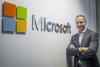 Microsoft Canada president Matt Milton at the company's offices in Calgary, Alta., Monday, Oct. 6, 2025. THE CANADIAN PRESS/Jeff McIntosh
