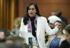 Foreign Affairs Minister Anita Anand rises during Question Period on Parliament Hill in Ottawa, Thursday, Oct. 9, 2025. THE CANADIAN PRESS/Adrian Wyld