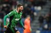 Sassuolo's Domenico Berardi celebrates scoring during the Serie A soccer match between Sassuolo and Genoa in Reggio Emilia, Italy, Monday Nov. 3, 2025. (Massimo Paolone/LaPresse via AP)