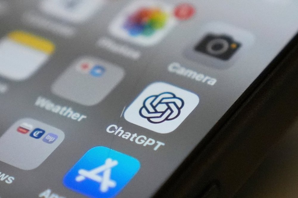 The Chat GPT app icon on a smartphone screen on Aug. 4, 2025, in Chicago. (AP Photo/Kiichiro Sato, file)