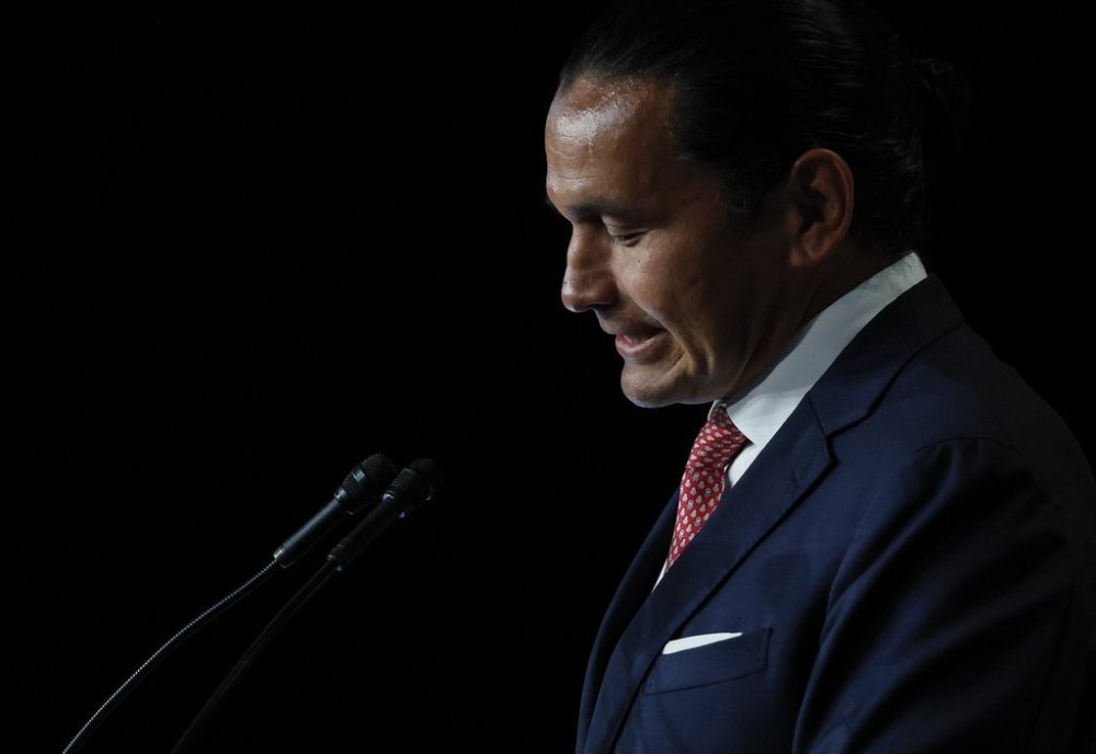 Manitoba Premier Wab Kinew speaks at the Assembly of First Nations (AFN) Annual General Assembly in Winnipeg, Wednesday, Sept. 3, 2025.  THE CANADIAN PRESS/John Woods
