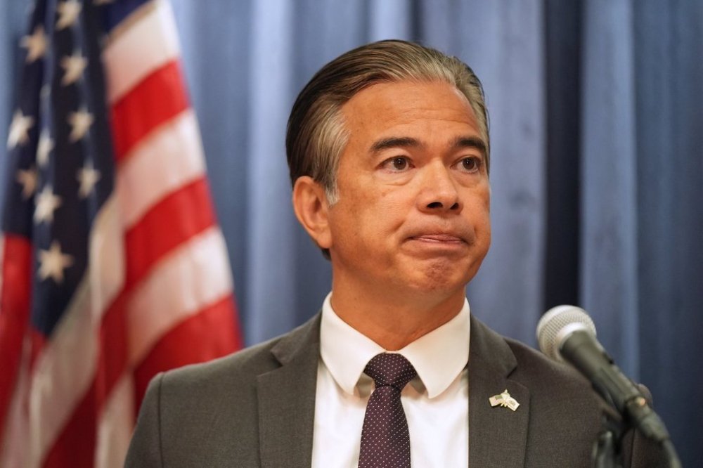 FILE - California Attorney General Rob Bonta comments on the Supreme Court's ruling overturning a federal judge's limits on