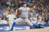 Chicago Cubs starting pitcher Shota Imanaga (18) delivers during the first inning of Game 2 of baseball's National League Division Series against the Milwaukee Brewers Monday, Oct. 6, 2025, in Milwaukee. (AP Photo/Kayla Wolf)