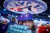 A Bo Bichette cutout for sale at the Toronto Blue Jays merchandise store outside Rogers Centre in Toronto, on Saturday, Oct. 11, 2025. THE CANADIAN PRESS/Sammy Kogan