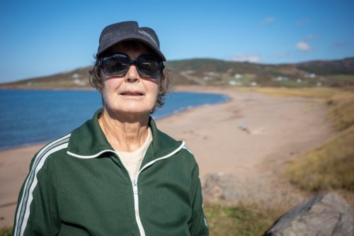 Nadine Hunt, with the West Mabou Beach Committee, is shown at the West Mabou Beach Provincial Park in Cape Breton, N.S., on Friday Oct. 24, 2025. THE CANADIAN PRESS/Handout - Elling Lien (mandatory credit)