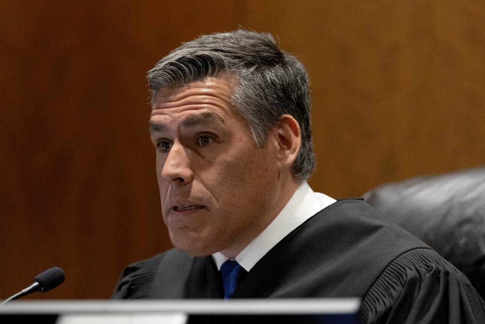 FILE - Fourth District Court Judge Tony Graf speaks during a waiver hearing for Tyler Robinson, the man accused of killing Charlie Kirk, in Utah County Court in Provo, Utah, Sept. 29, 2025. (Laura Seitz/The Deseret News via AP, Pool, File)